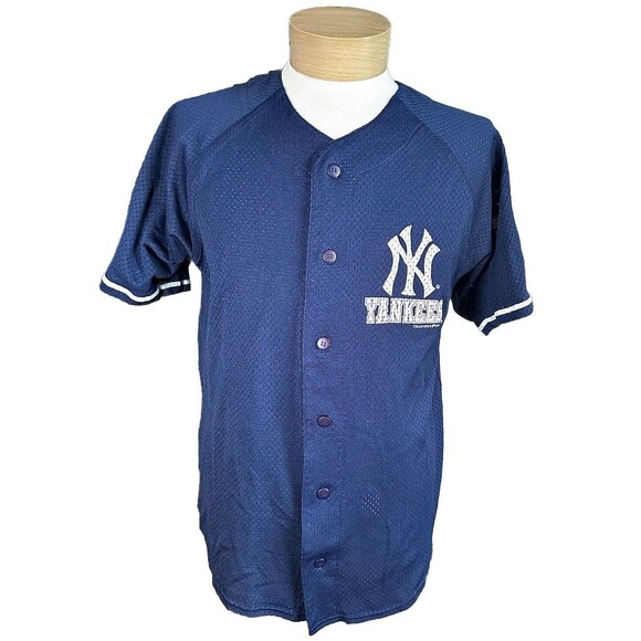 Vintage 90’s New York Yankees Derek Jeter #2 Chalk Line Baseball Jersey - Picture 1 of 4